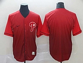 Phillies Blank Red Drift Fashion Jersey,baseball caps,new era cap wholesale,wholesale hats
